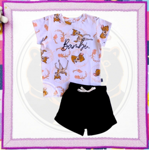 بيجامه بناتي BAMBI مقاس 2 , 4 , 6 , 8 