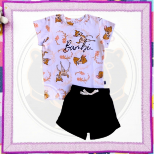 بيجامه بناتي BAMBI مقاس 2 , 4 , 6 , 8 