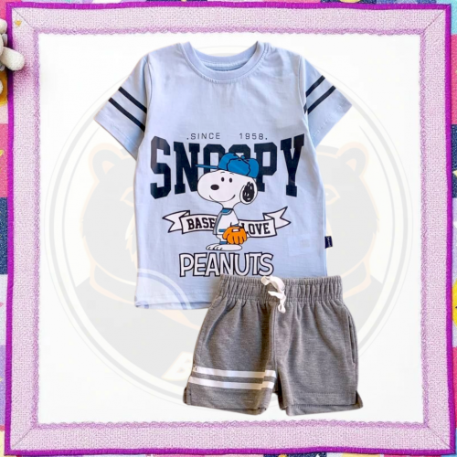 بيجامه أولادي SNOOPY مقاس 2 , 4 , 6 , 8