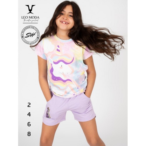 بيجامه بناتي UNICORN مقاس 2 , 4 , 6 , 8 