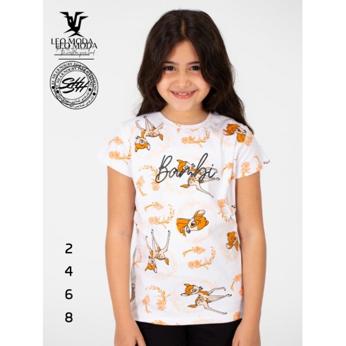 بيجامه بناتي BAMBI مقاس 2 , 4 , 6 , 8 