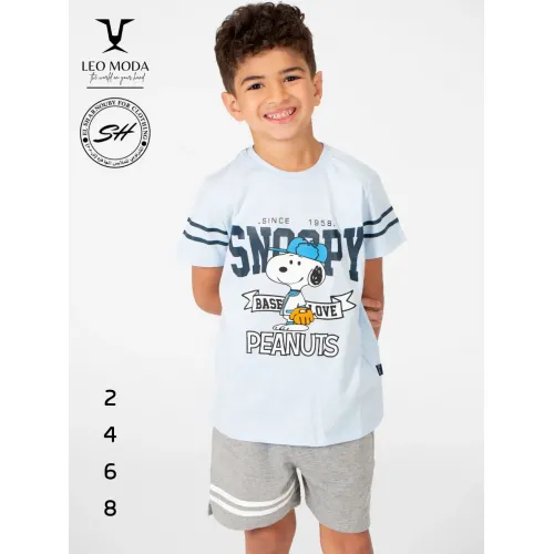 بيجامه أولادي SNOOPY مقاس 2 , 4 , 6 , 8