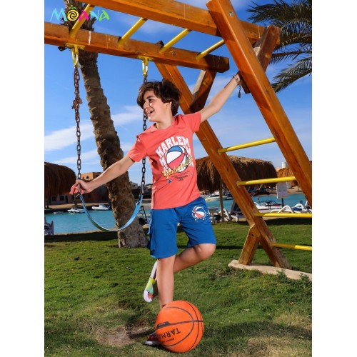 بيجامه أولادي  Basketball  مقاس 4 , 6 , 8 , 10