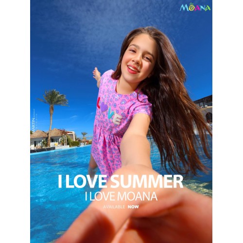 فستان بناتي Love مقاس 4 , 6 , 8 , 10