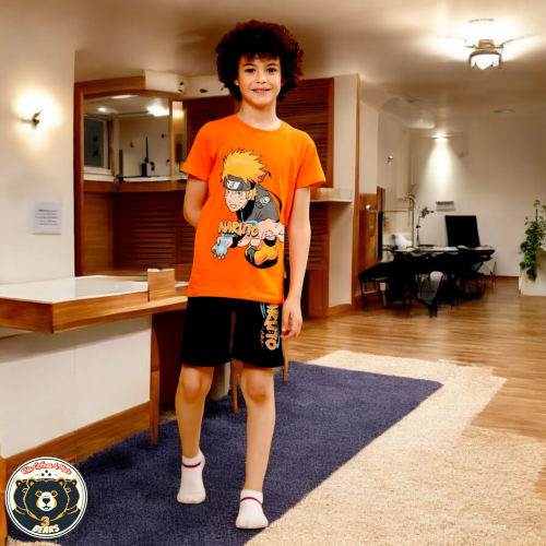 بيجامه أولادي   Naruto  مقاس 2 , 4 , 6 , 8 , 10