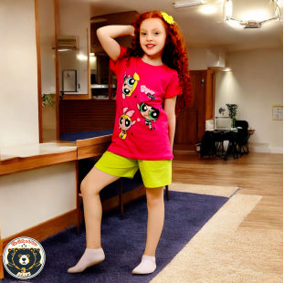 بيجامه بناتي Super Cute مقاس 2 , 4 , 6 , 8 , 10