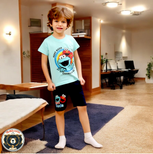بيجامه أولادي  Elmo 2 مقاس 1 , 2 , 3