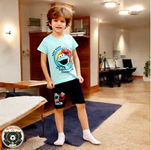 بيجامه أولادي  Elmo 2 مقاس 1 , 2 , 3