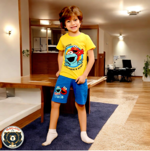 بيجامه أولادي  Elmo مقاس 1 , 2 , 3