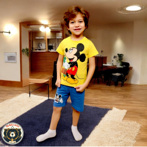 بيجامه أولادي  Mickey 2 مقاس 1 , 2 , 3