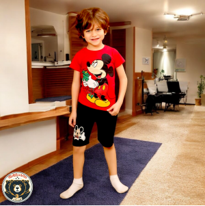 بيجامه أولادي  Mickey مقاس 1 , 2 , 3