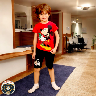 بيجامه أولادي  Mickey مقاس 1 , 2 , 3