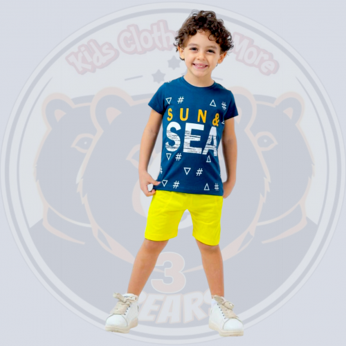 بيجامه أولادي 2 Sun & Sea  مقاس 1 , 2 , 3