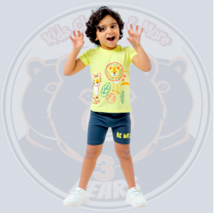 بيجامه أولادي Be Wild 1  مقاس 1 , 2 , 3