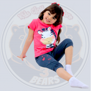 بيجامه بناتي Cute 1  مقاس 1 , 2 , 3